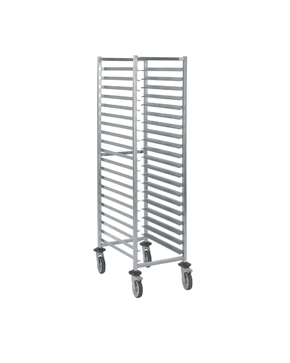 Chariot à étagères - H 178,5 x 72,5 x 54 CM - Inox - Tournus - GM599