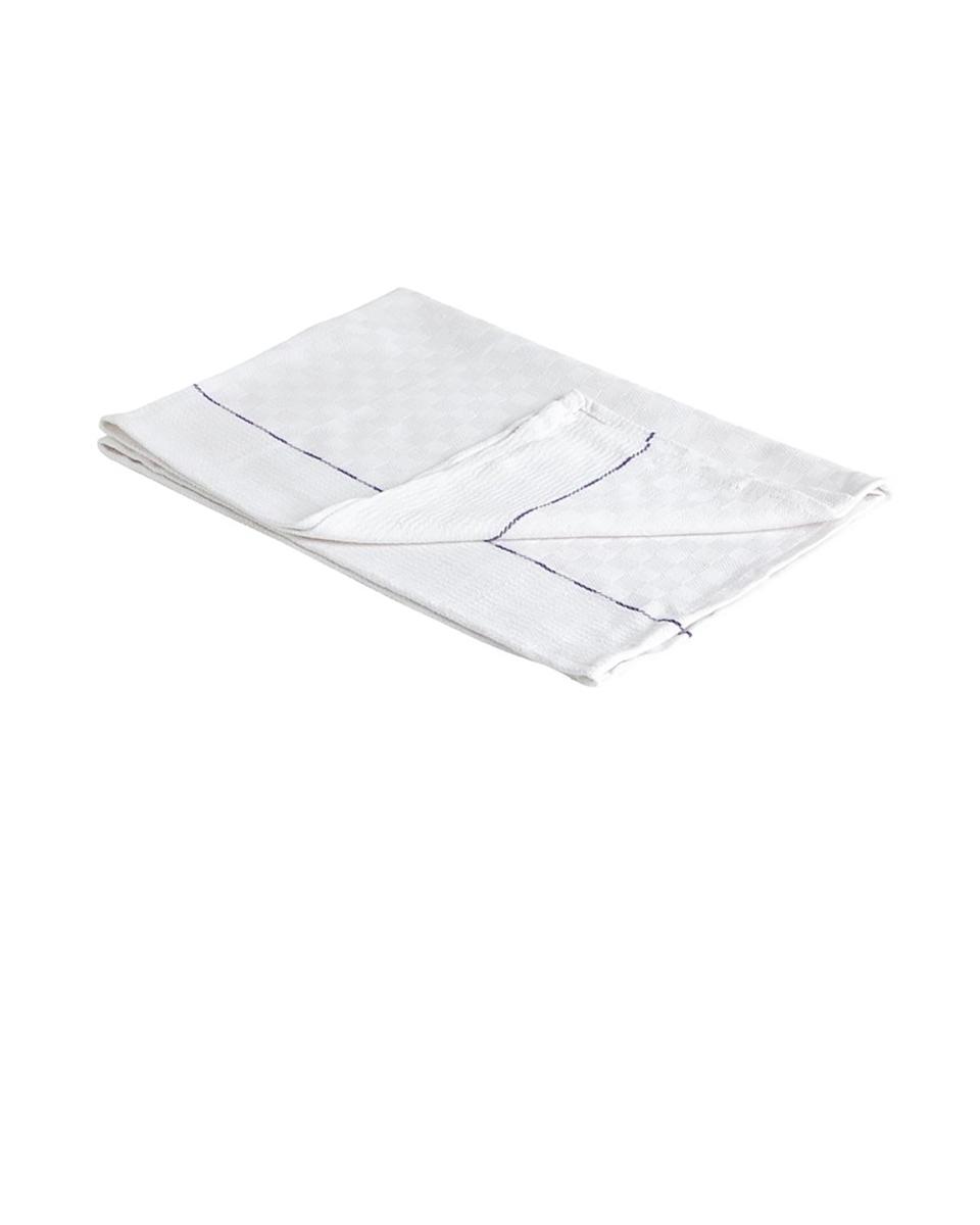 Serviette de service - Bleu/Blanc - 71,1 x 45,7 CM - Coton/Polyester - Vogue - E900