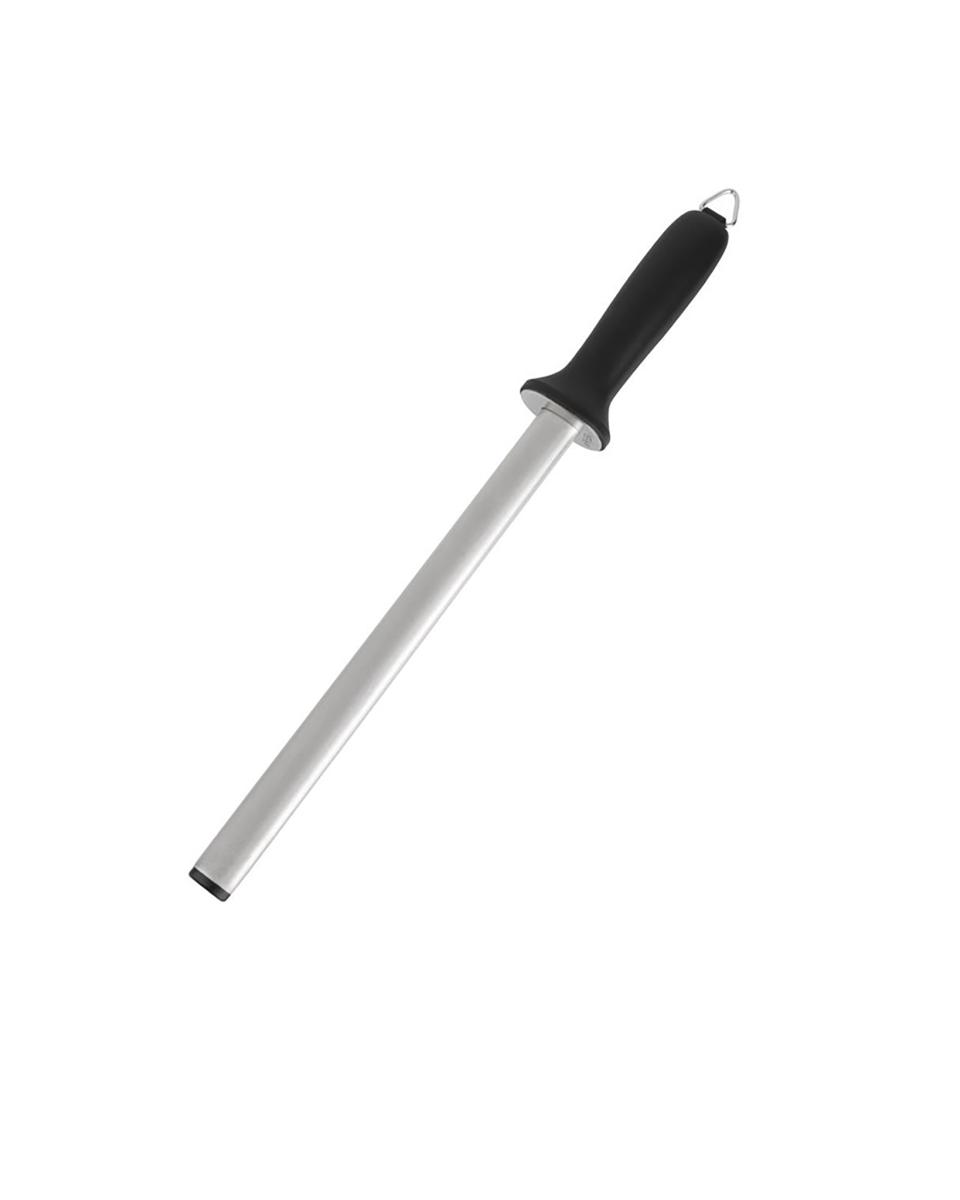 Fusil à aiguiser - Noir - H 3 x 4,6 CM - Acier diamanté - Vogue - CC199