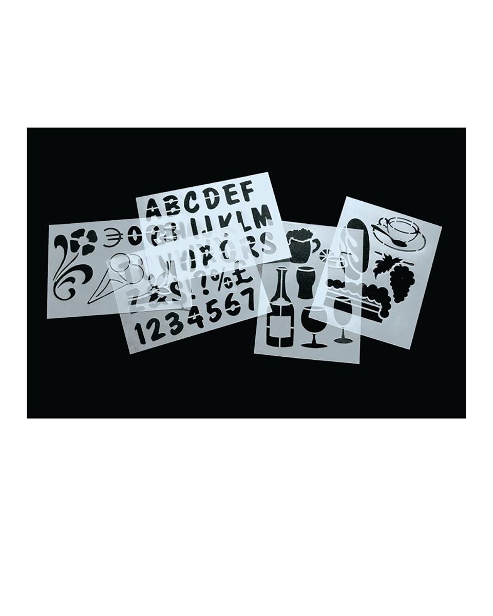 Gabarits ardoise - 5 pièces - H 32 x 2,2 x 0,5 CM - Securit - E287