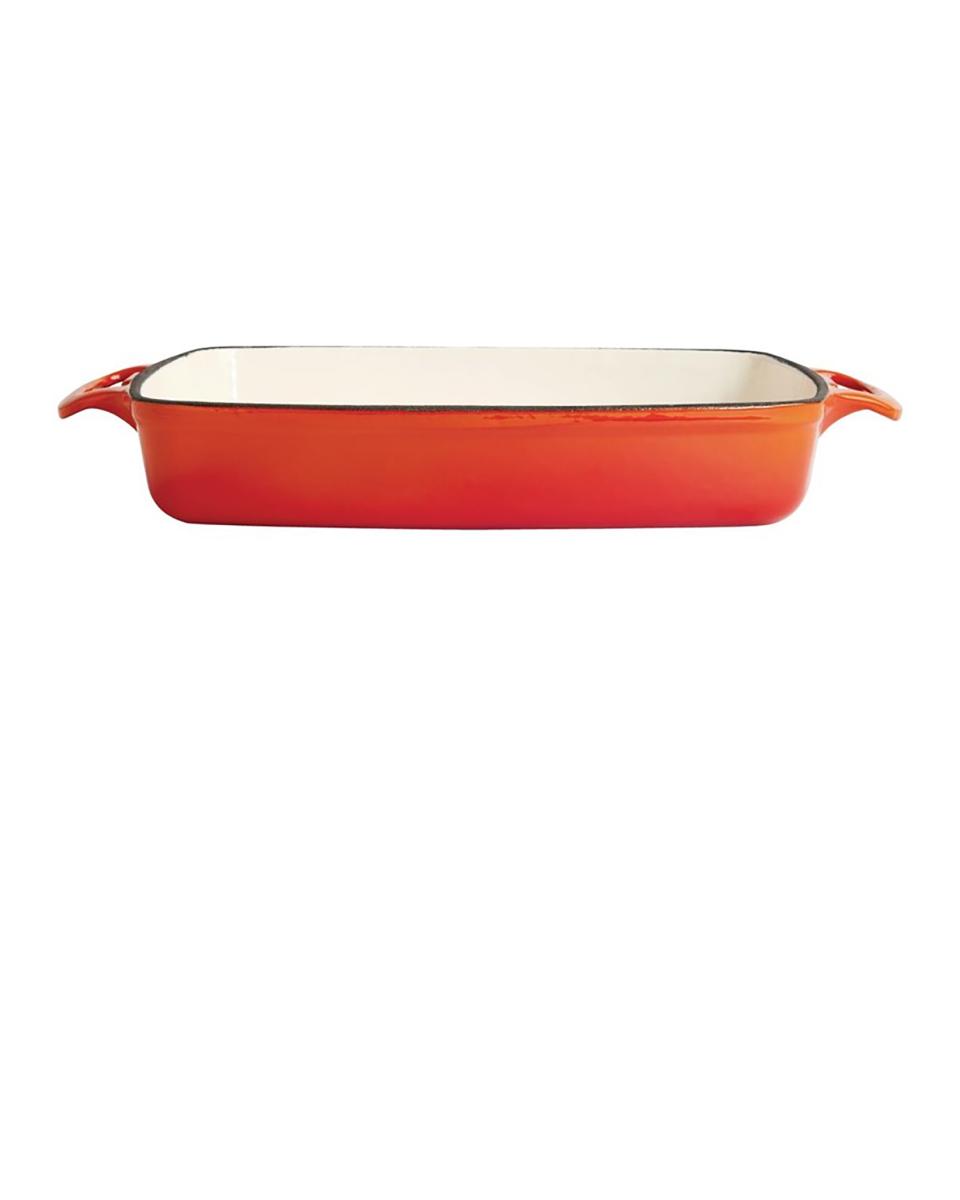 Plat à four - 2,8 Litre - Orange - H 5,5 x 39 x 23,5 CM - Fonte - Vogue - GH322