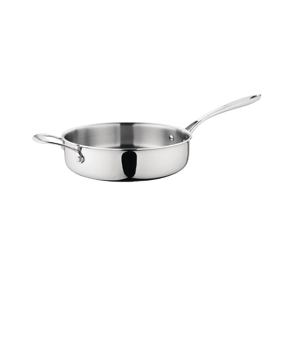 Sauteuse - 2,4 Litre - Ø 24 x H 6 CM - Inox/Aluminium - Vogue - GG031