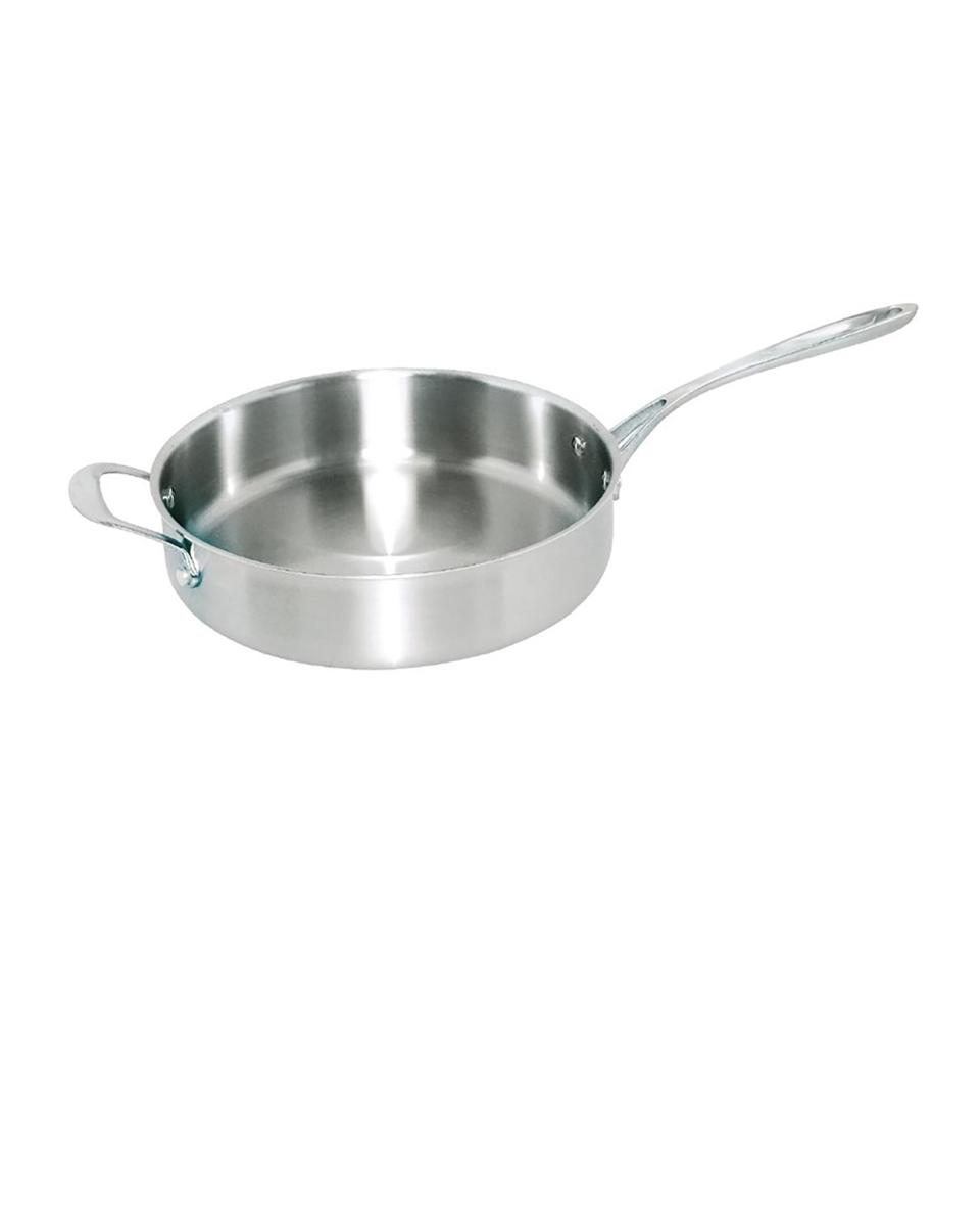 Sauteuse - 3,95 Litre - Ø 28 x H 7 CM - Inox/Aluminium - Vogue - GG032