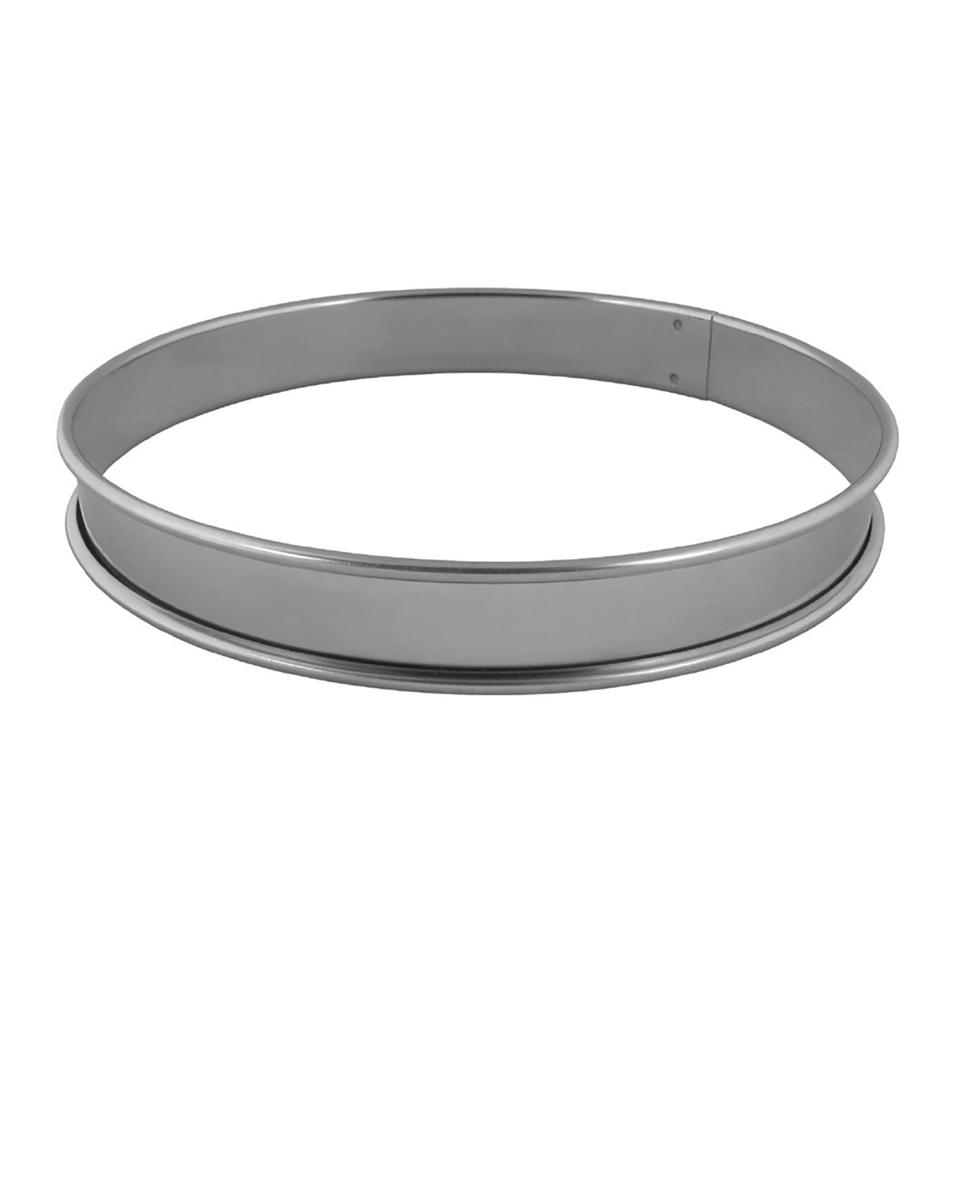 Cercle à tarte - Ø 28 x H 2 CM - inox - DN962