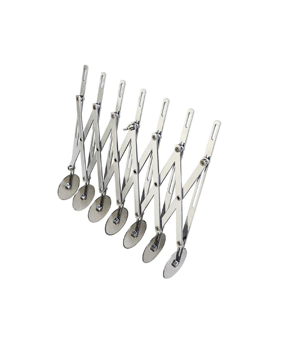 Jan Hagelsnijder - 7 roues - Ø 5,5 x H 8 x 12 CM - Inox - Schneider - GT136