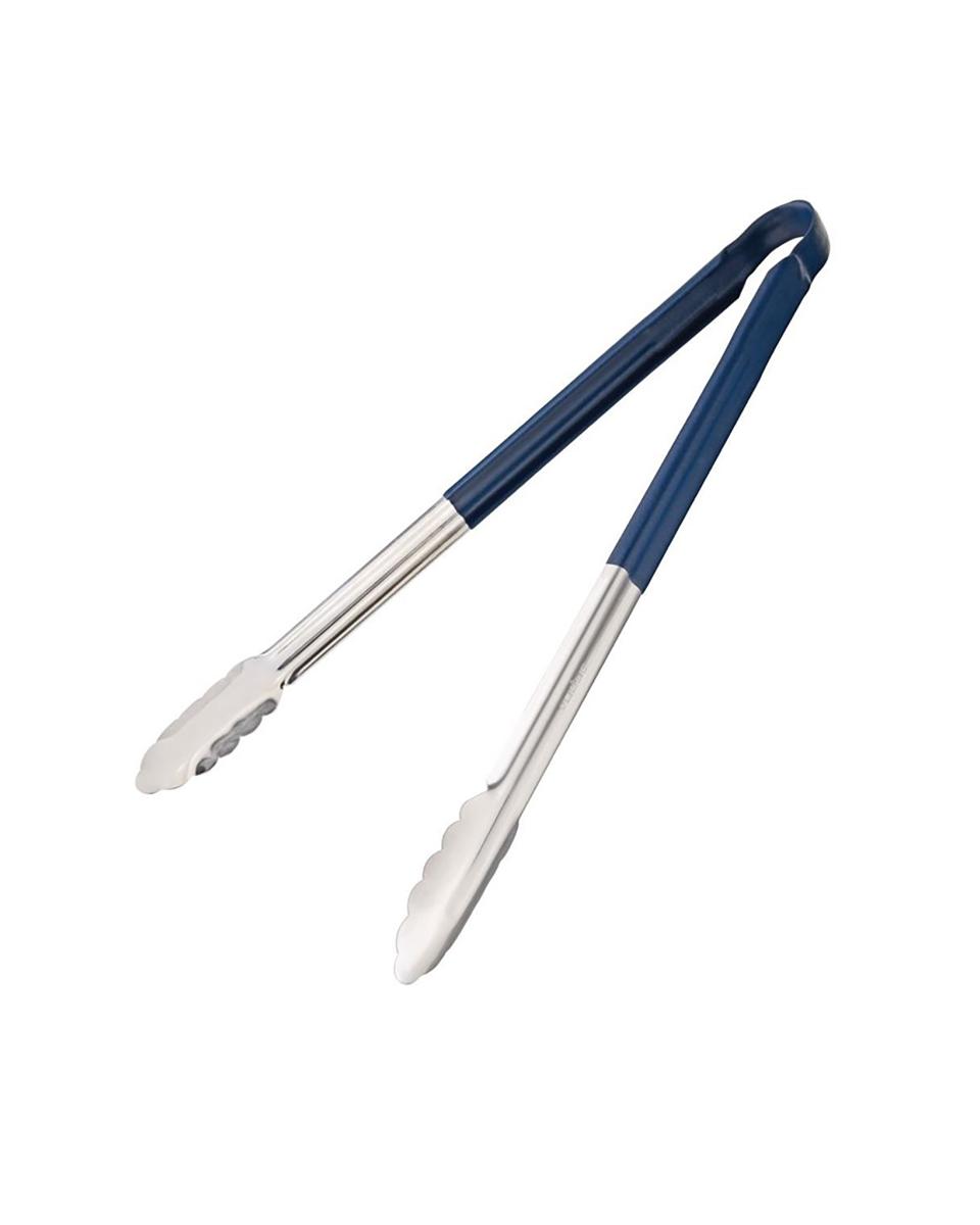 Pince à Servir - Bleu - 40,5 CM - Inox - Hygiplas - HC849