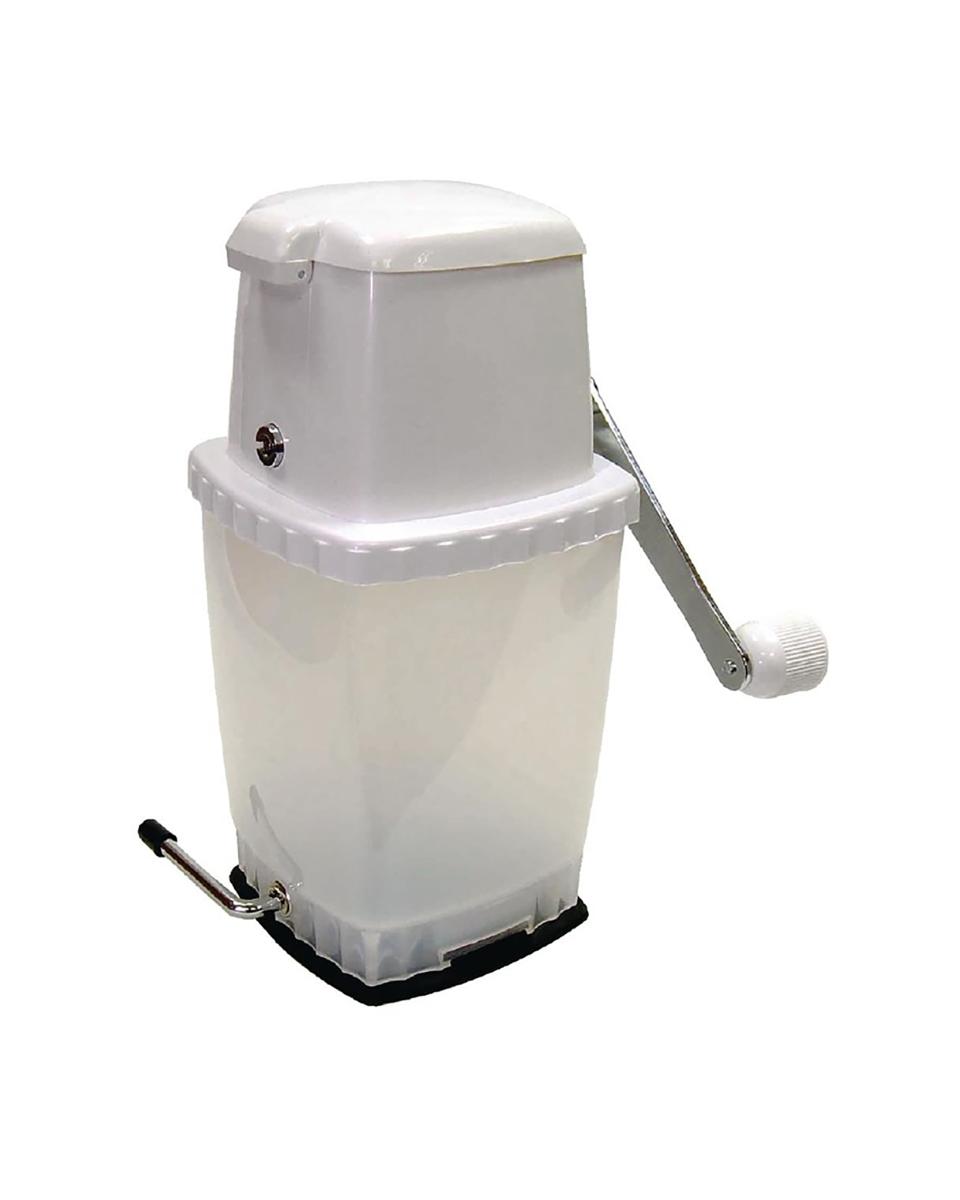 Broyeur à glace - Blanc - H 25 x 14 x 10,8 CM - Plastique/Inox - CK717