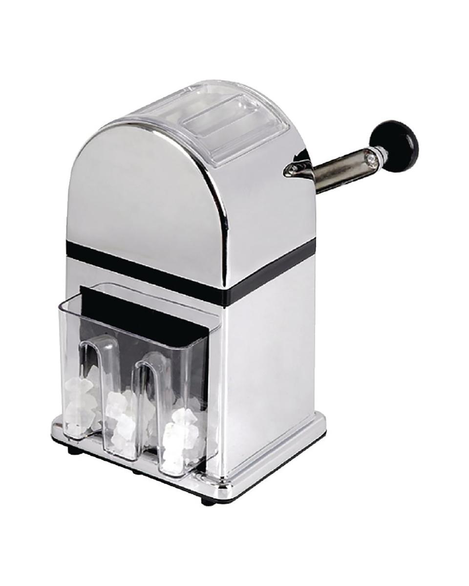 Broyeur à glace - H 26,8 x 17,7 x 16,2 CM - Inox - C824