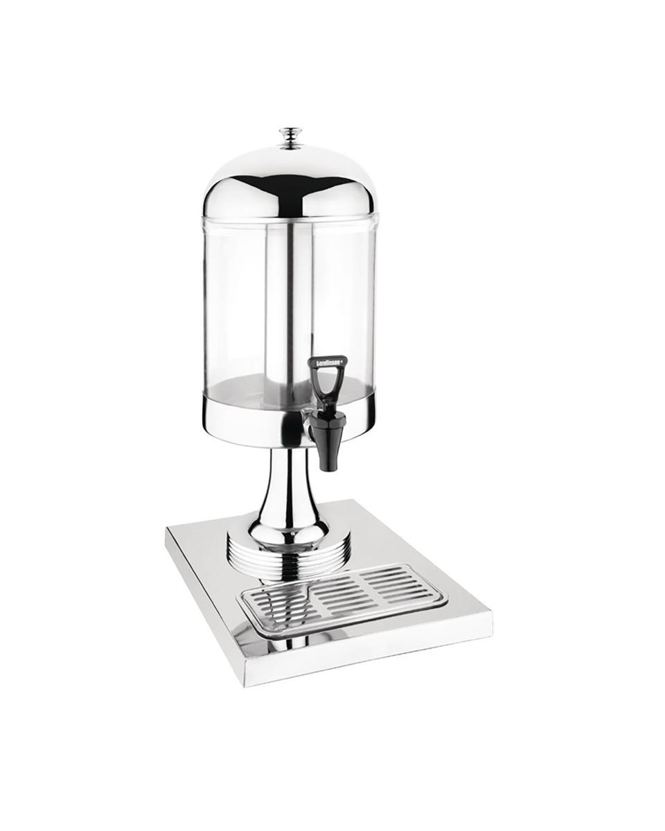 Distributeur de boissons - Simple - 6,5 Litres - H 57 x 26,5 x 35,5 CM - Plastique/Inox - Olympia - J183