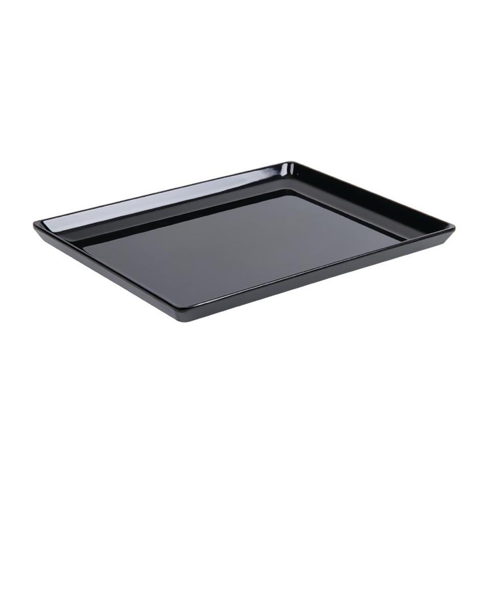 Plat - GN 1/1 - Noir - H 3 x 53 x 32,5 CM - Mélamine - APS - GF075