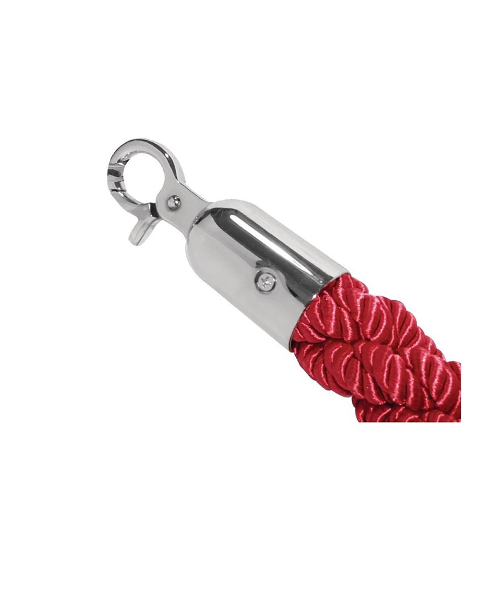 Cordon de marquage - Rouge - Ø 3,2 x 150 CM - Nylon/Zinc - Bolero - GF947