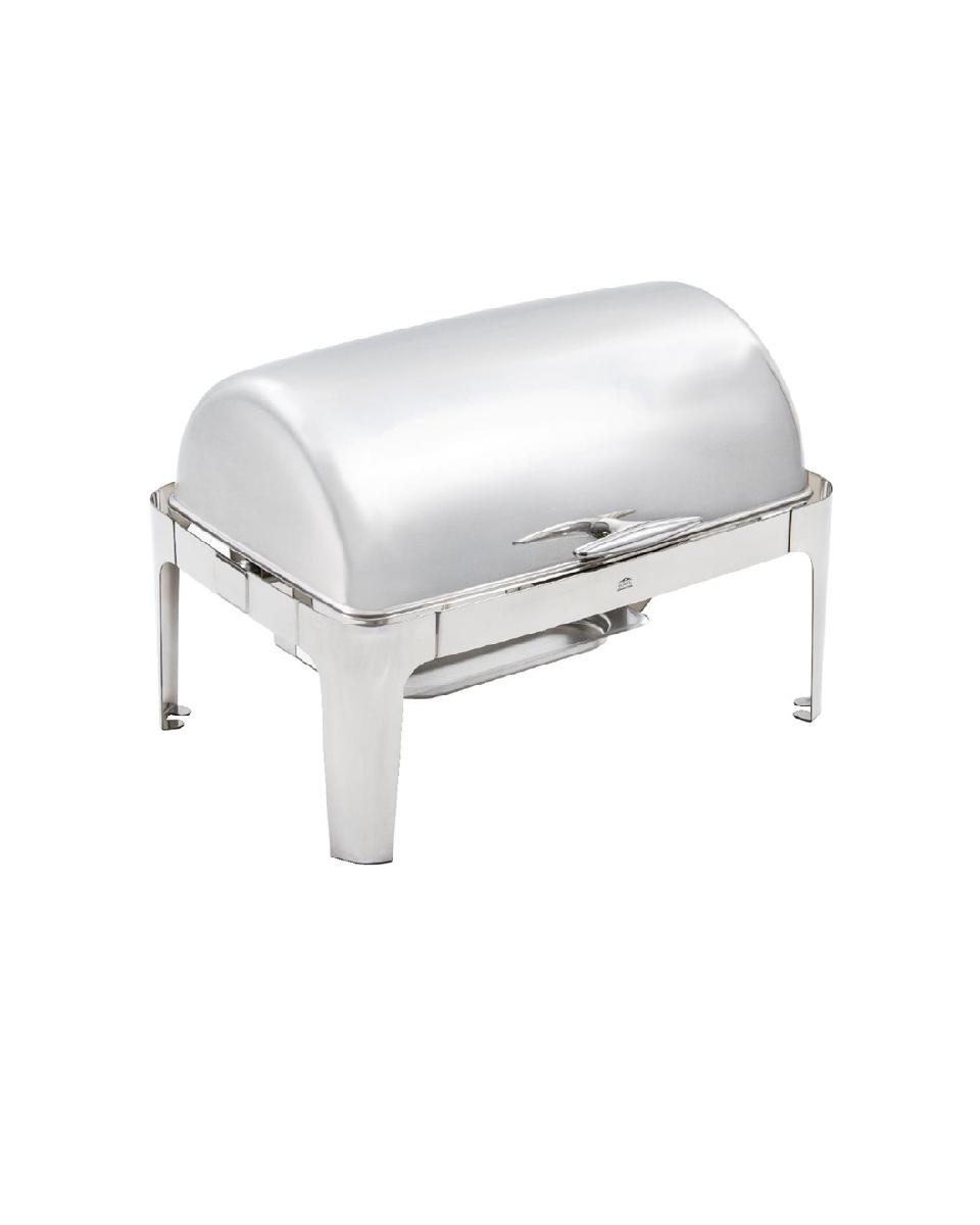 Chafing dish - Rolltop - 1/1 GN - 9 Litre - Argent - H 44,5 x 67,5 x 53 CM - Inox - Olympia - U008