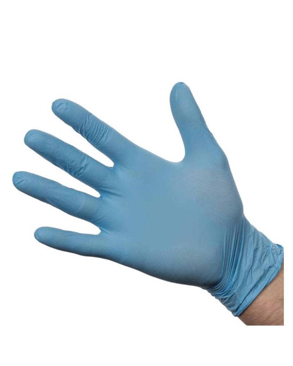 Gants jetables - Petit - 100 pièces - Bleu - Nitrile - Y478-S