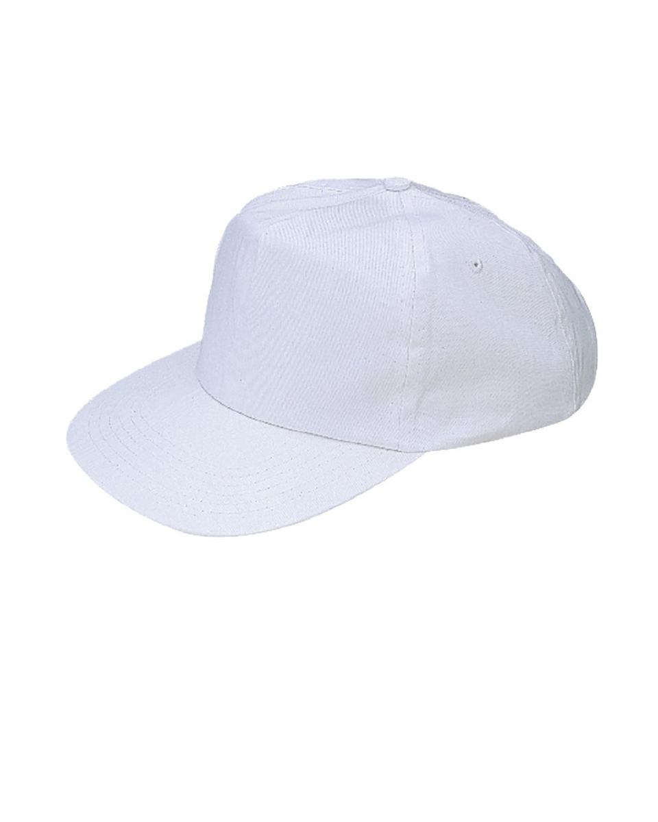 Casquette de baseball - Unisexe - Taille unique - Blanc - Polyester/Coton - Vêtement des chefs blancs - A220