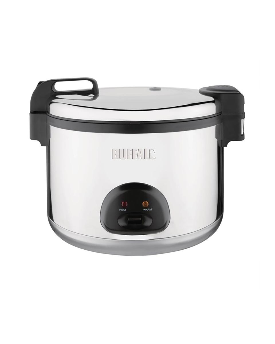 Cuiseur à riz - 9 Litres - H 41,5 x 48 x 56 CM - 2850 W - 230 V - Inox - Buffalo - CK698