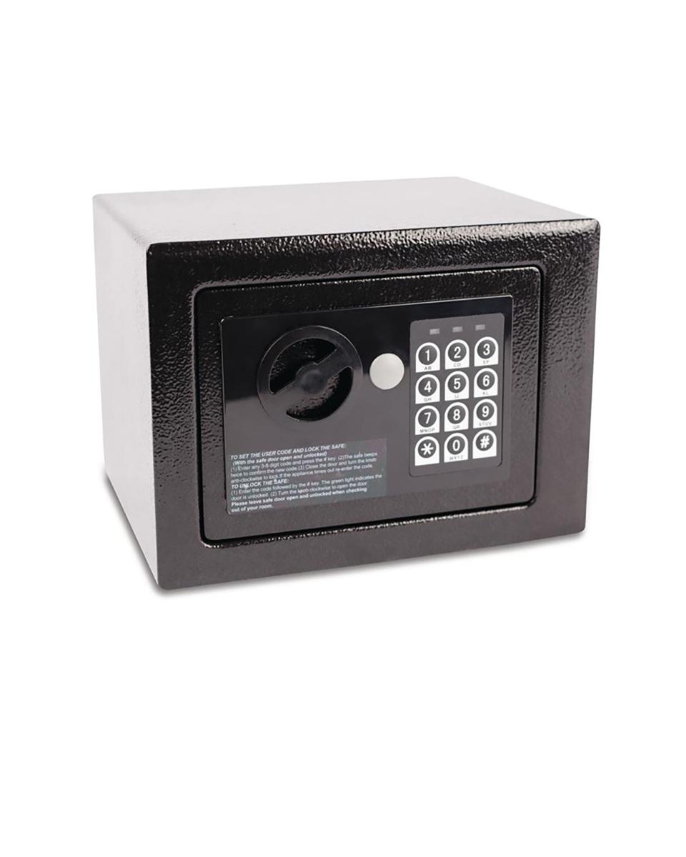 Coffre-fort hôtel - Petit - H 17 x 23 x 17 CM - Acier - Bolero - GC607