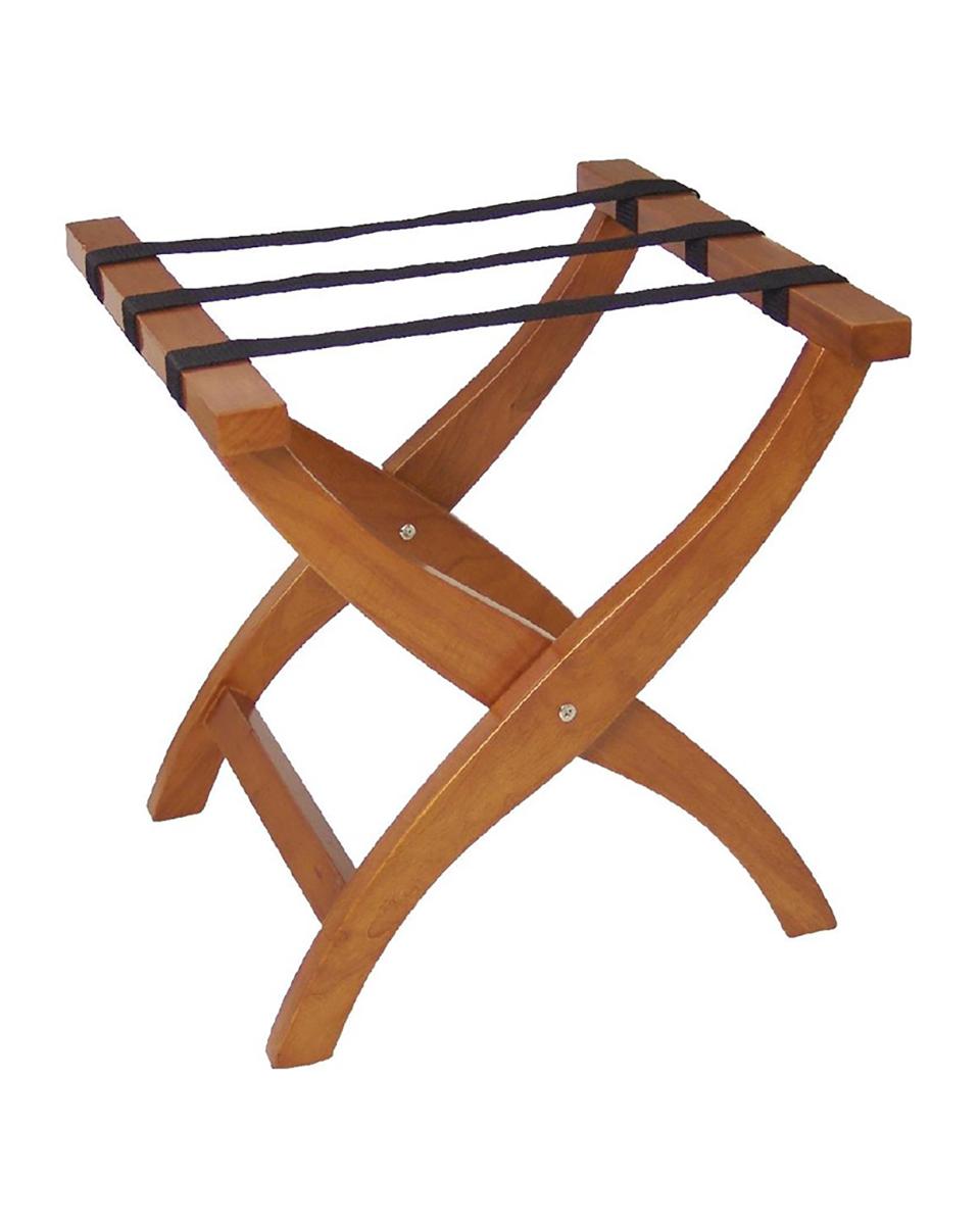 Support valise - H 50 x 45 x 50 CM - Bois d'hévéa - Bolero - DL018