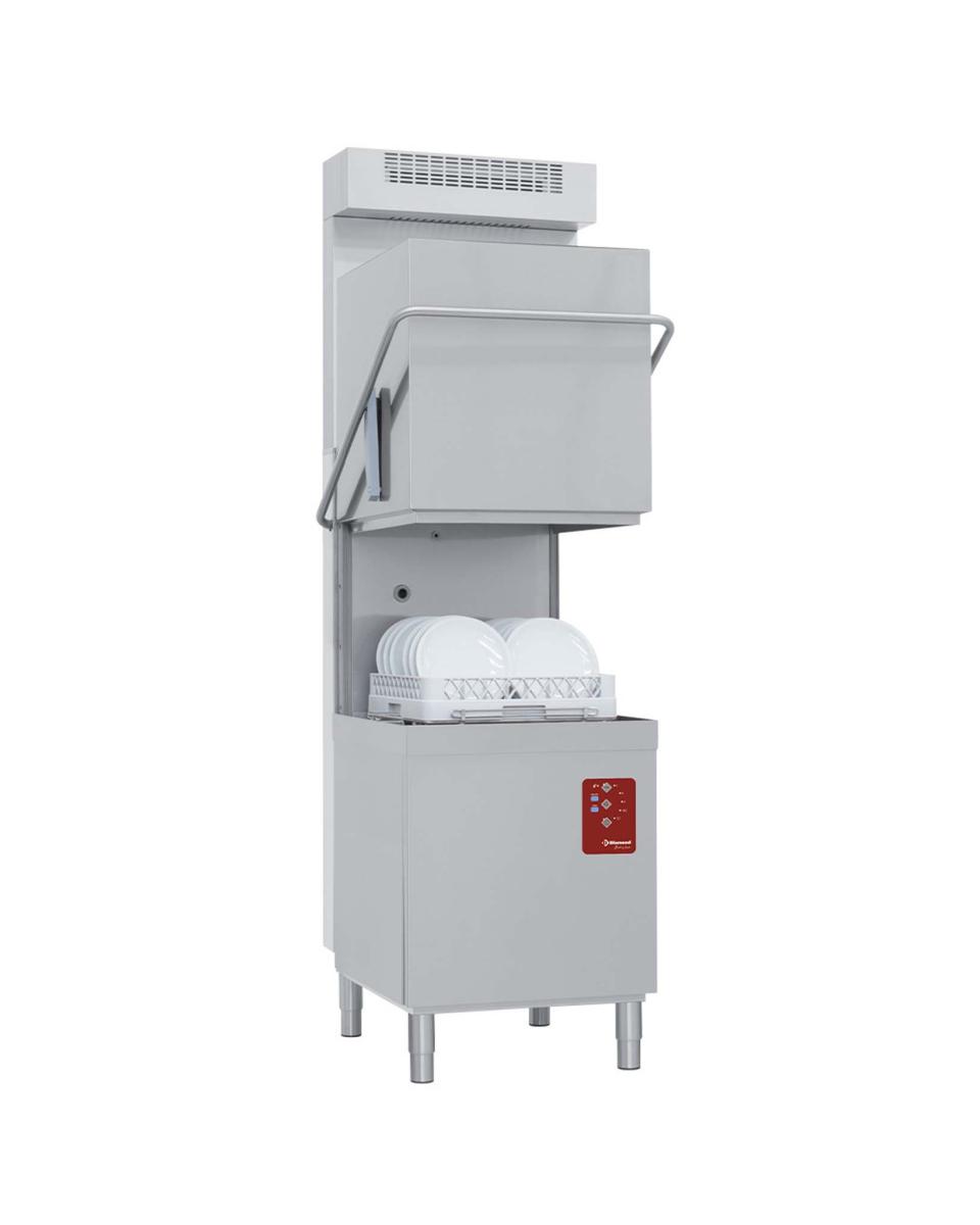 Lave-vaisselle modèle à capot - Panier 50 x 50 CM - 400V - Break tank - Adoucisseur continu - Condenseur récupérateur de vapeur - Diamond - D26/6B-AC-RC