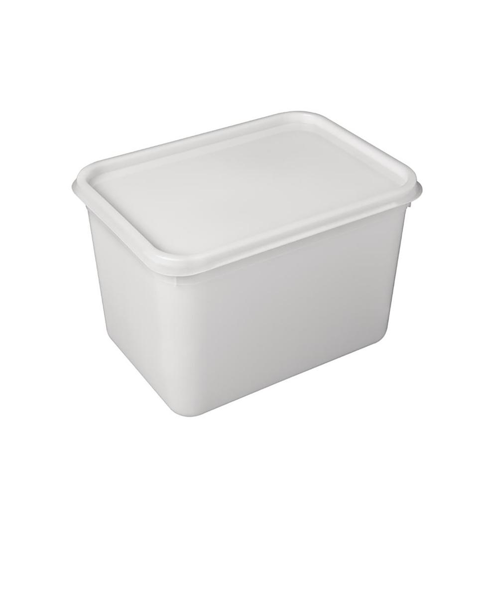 Pots à glace - 4 Litres - 20 pièces - Bleu - H 22,1 x 15,8 x 15 CM - Polypropylène - CS827