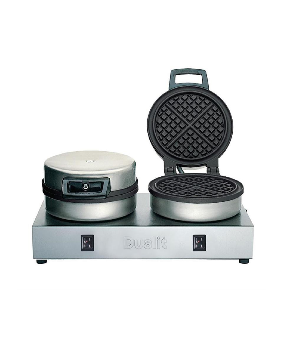Gaufrier - Double - H 16 x 40 x 22 CM - 1,6 kW - 230 V - Dualit - J449