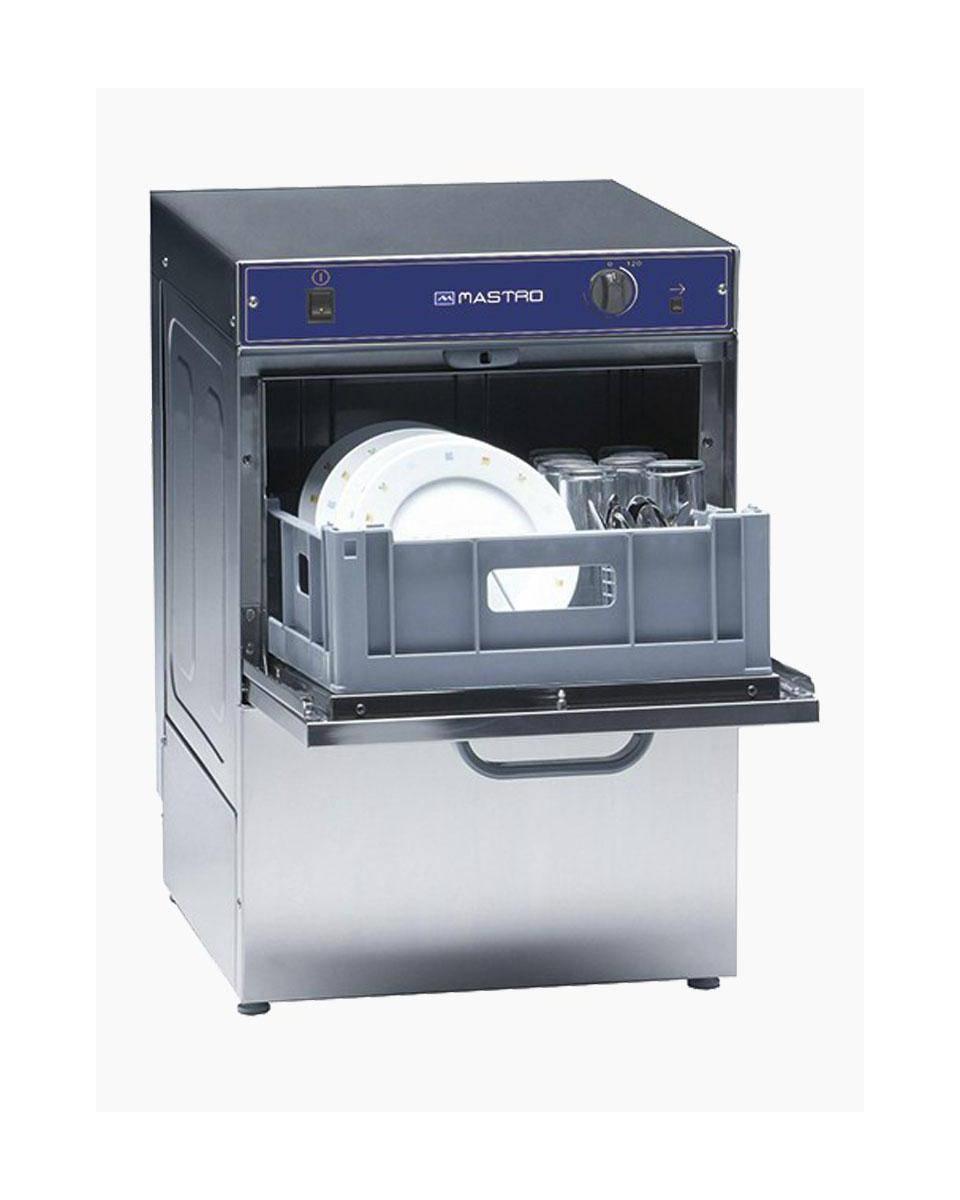 Lave-vaisselle de restauration - Pompe de vidange - Avec distributeur de savon et liquide de rinçage - Mastro - GLB0063C/F