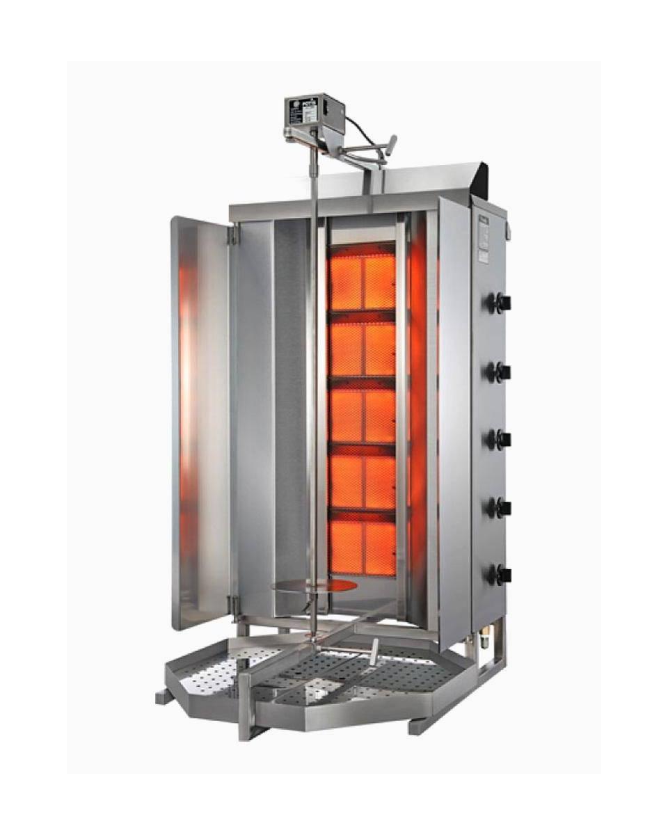 Donergrill - Gaz - 5 brûleurs - Moteur dessus - Naomi - GD5/S