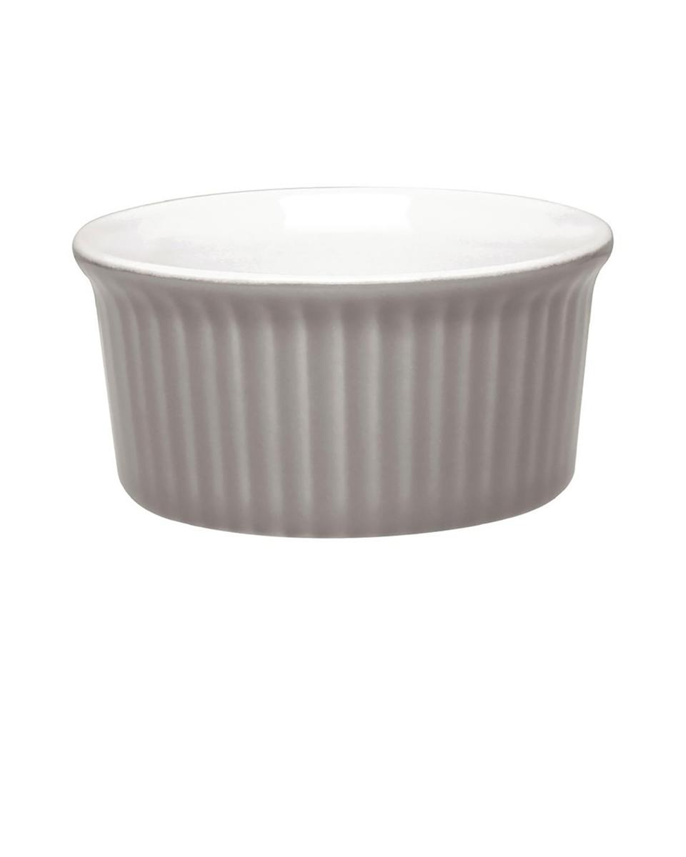 Ramequin - 14,5 CL - 12 pièces - Gris - Ø 9 x H 4 CM - Grès - Olympia - DC806
