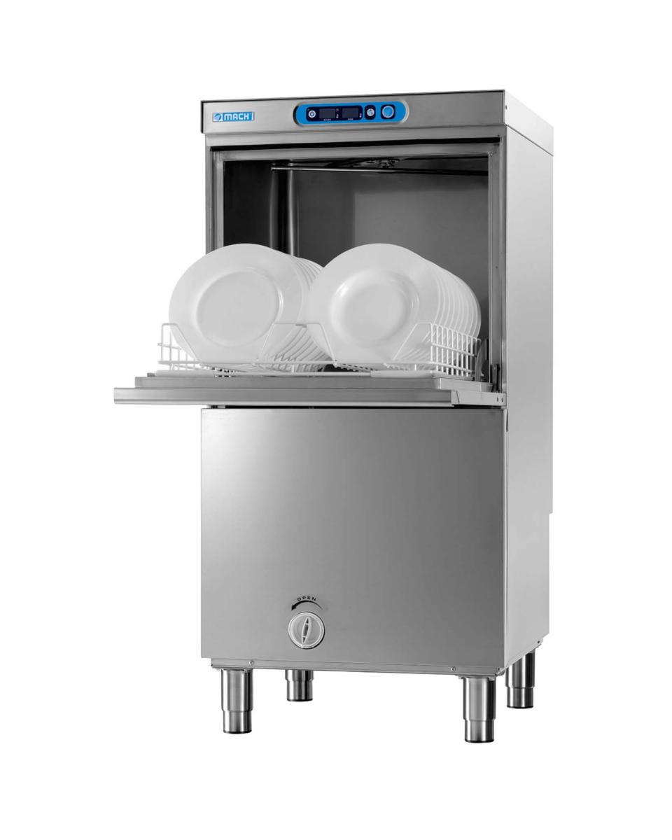 Chargeur frontal lave-vaisselle Pan - Digital - Double paroi - Modèle Haut - 400V - Mach - DT54.23-PL/MBE