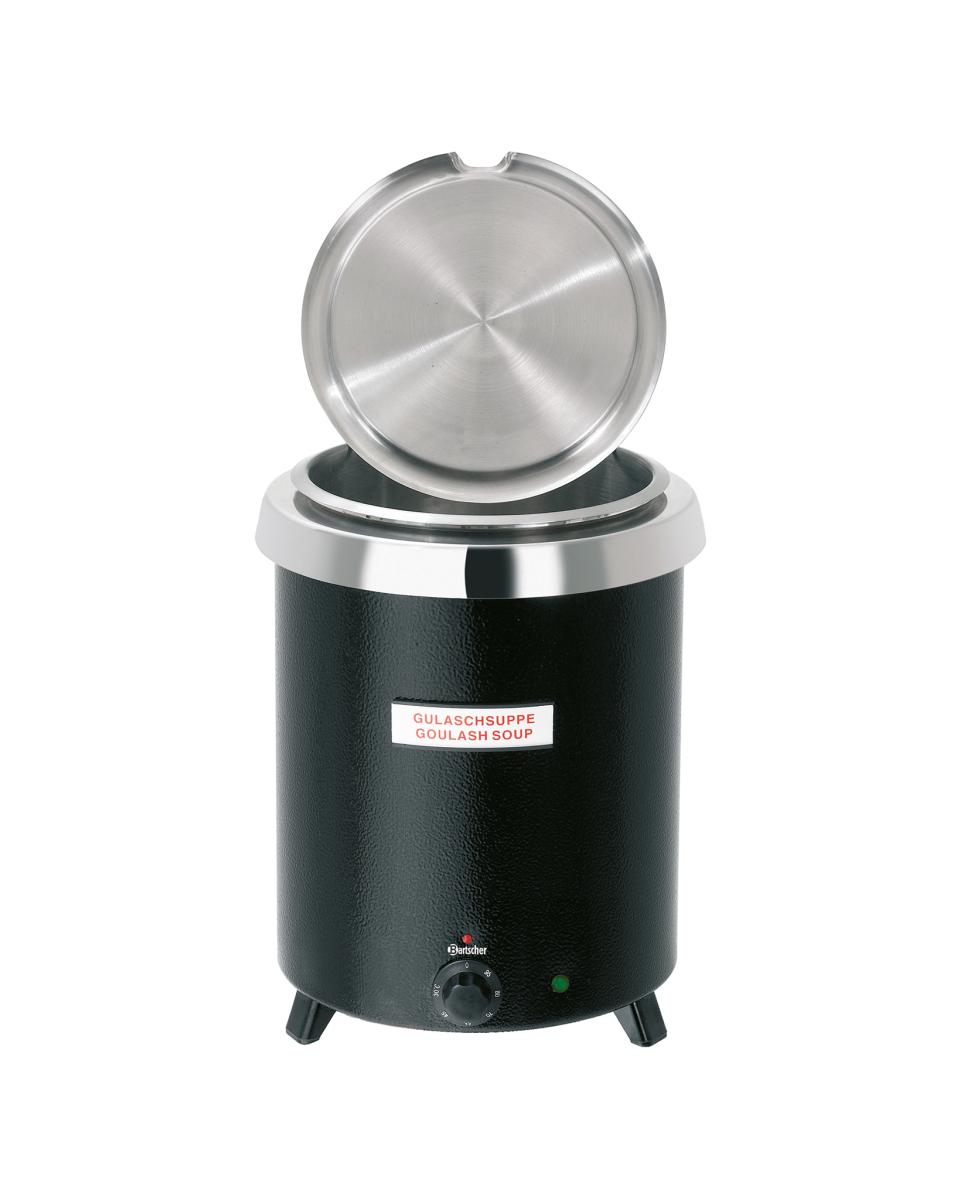 Bouilloire à soupe - 8,5 litres - Noir - Bartscher - 100067