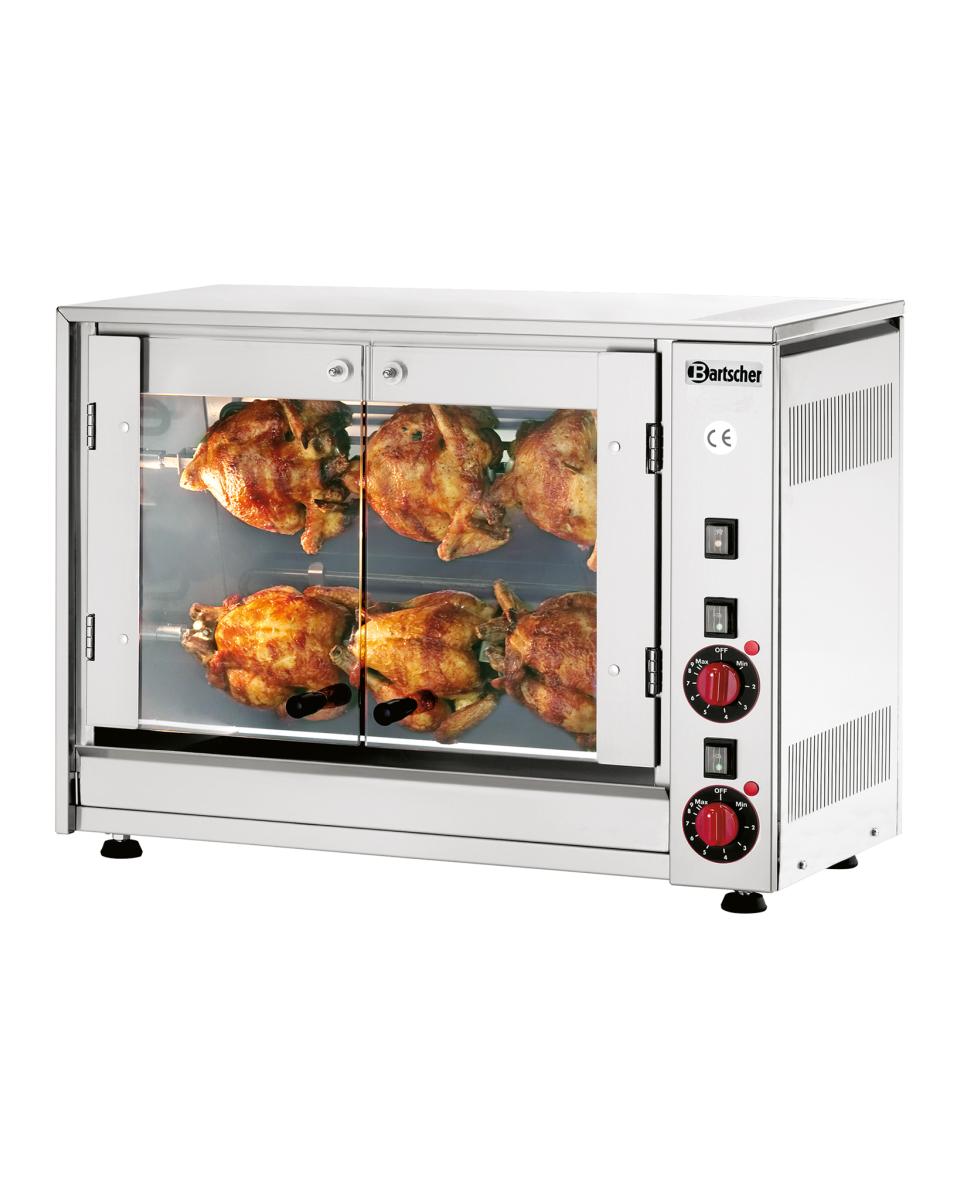 Grill poulet - Electrique - 6 poulets - 230V - Bartscher - 215035