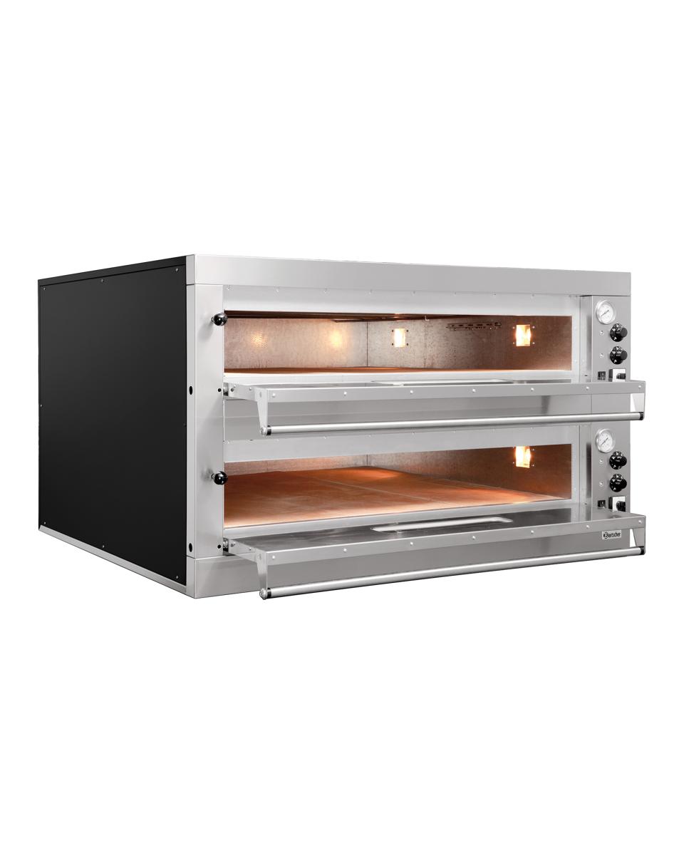 Four à pizza - 18 x Ø33 CM - H 76 x 131 x 127 - Bartscher - 2002170