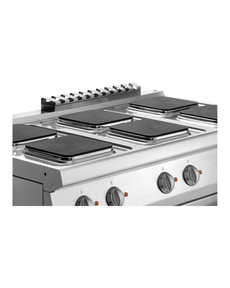 Cuisinière - 6 Foyers - Avec four - Fonte - Bartscher - 286347