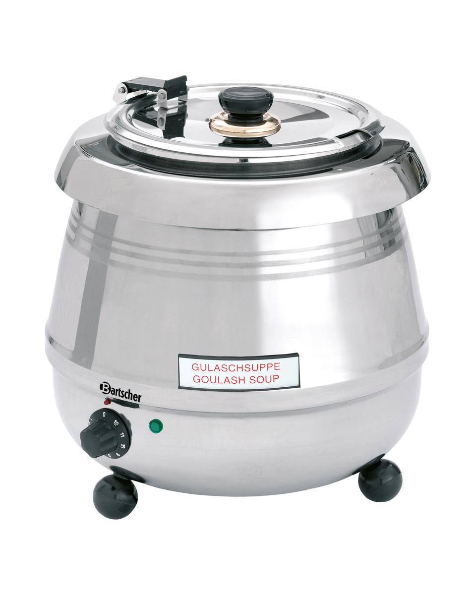 Marmite à soupe - 9 litres - inox - Bartscher - 100058