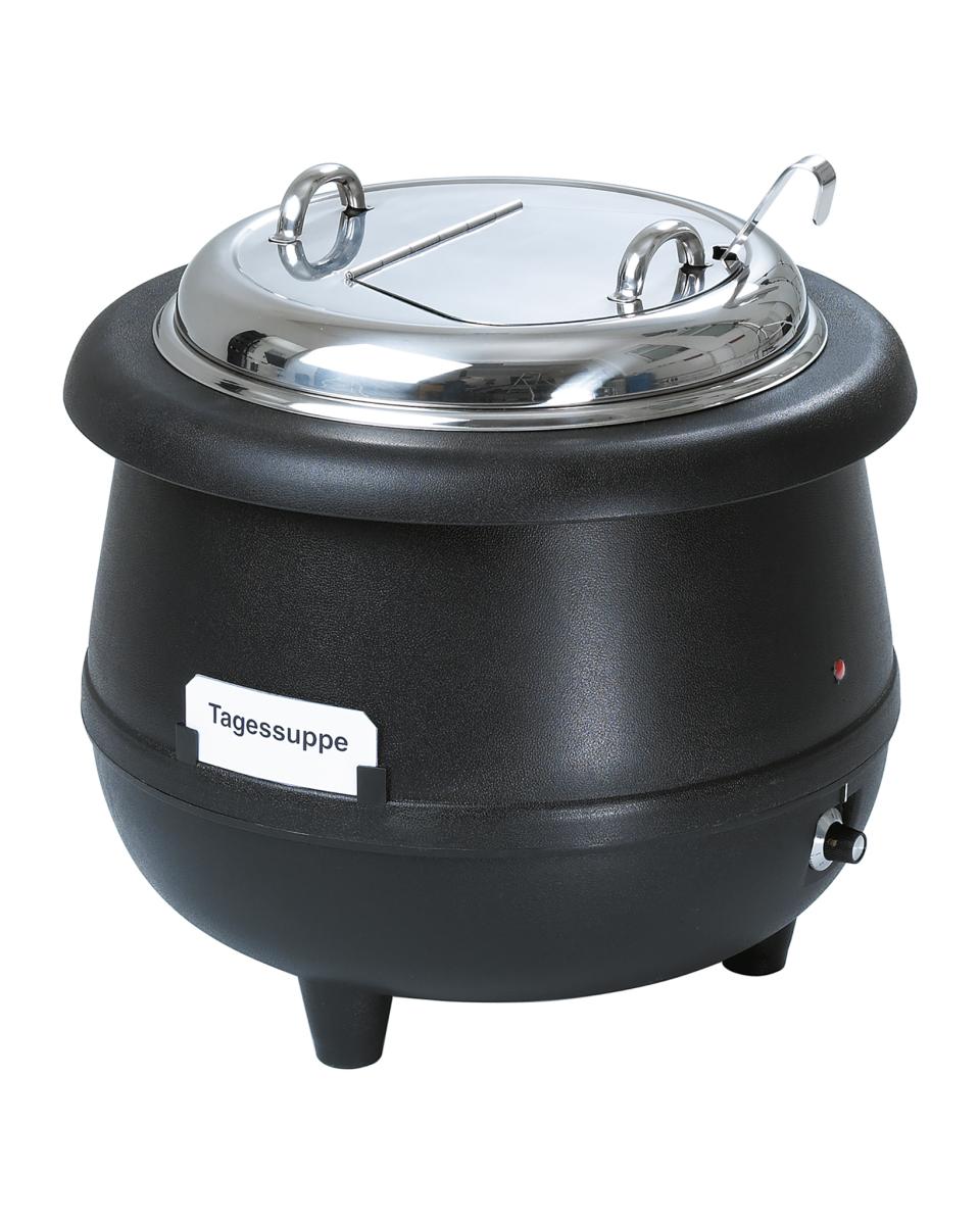 Marmite à soupe - 10 Litres - Noir - Bartscher - 100047