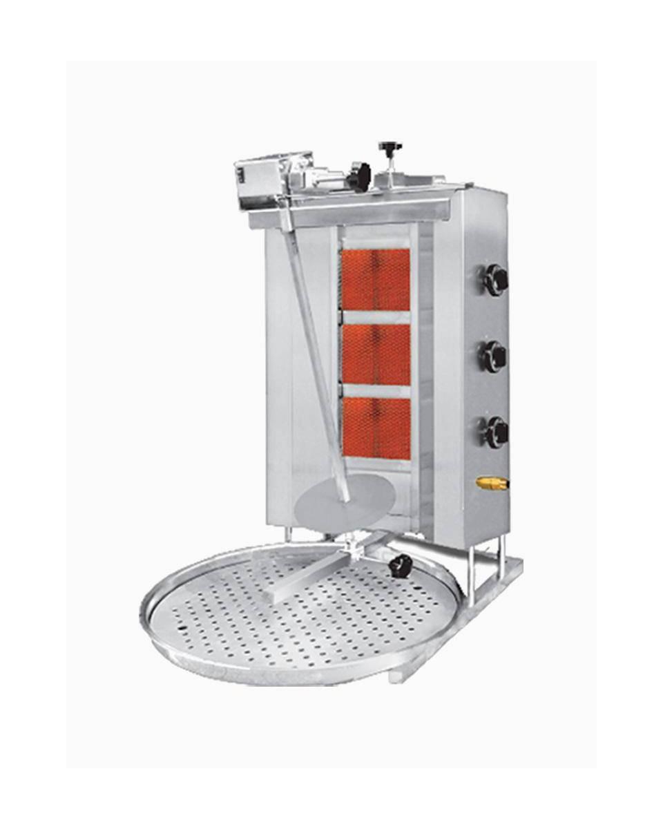 Donergrill gaz 3 brûleurs moteur à l'étage