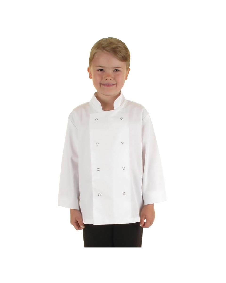Veste de Chef - Taille Enfant - Blanc - Polyester/Coton - Whites Chefs Clothing