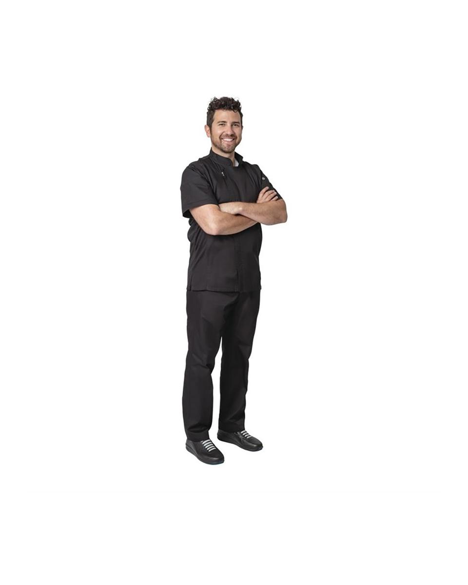 Veste de cuisine - Unisexe - Noir - Polyester/Coton - Chef Works Urban - B472