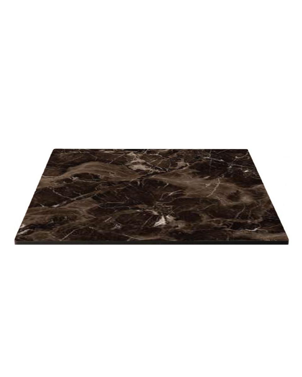 Plateau de table HPL - 120 x 70 CM - Marbre Karacabey - G-Line