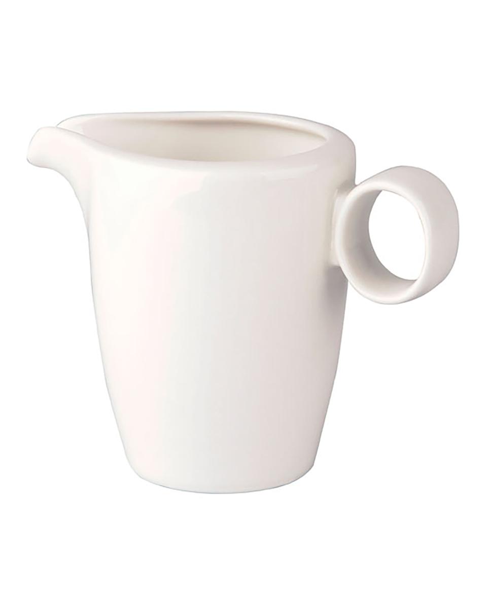 Pot à lait - 15 CL - 6 Pièces - Blanc - Porcelaine de Maastricht - Lux - 517321