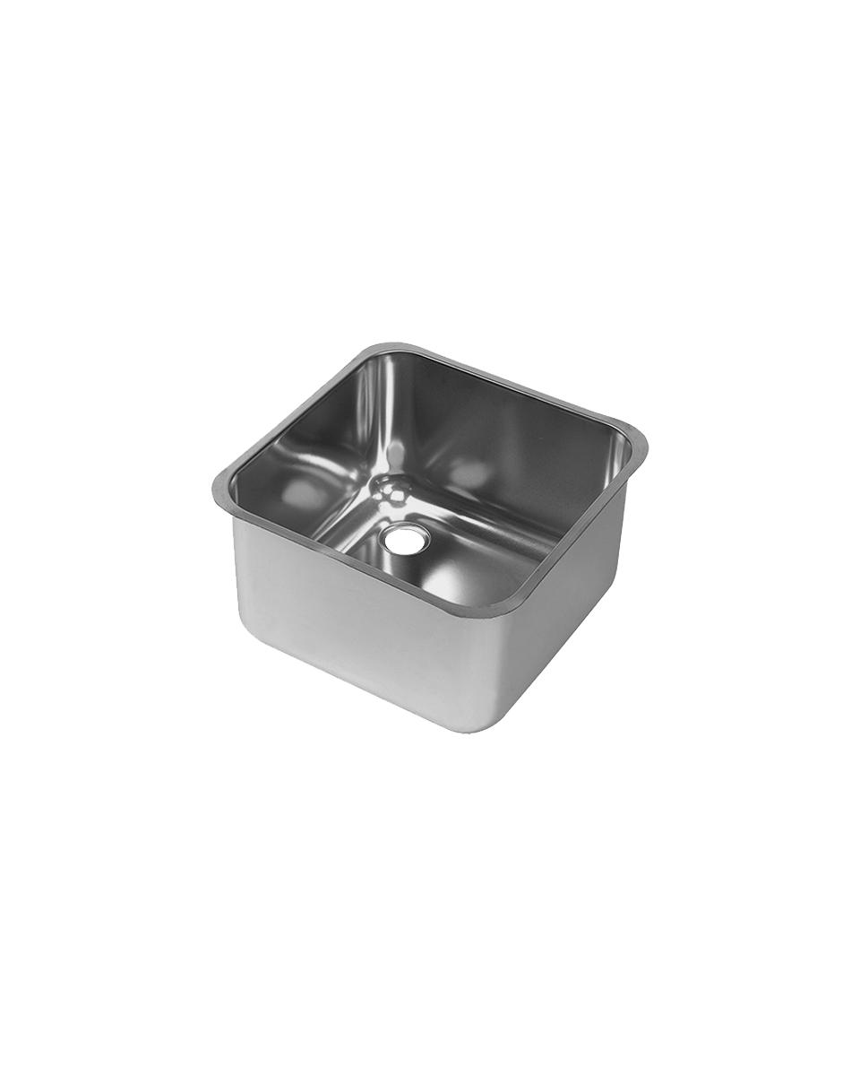 Spoelbak - H 25 x B 50 x D 40 CM - RVS - Emga