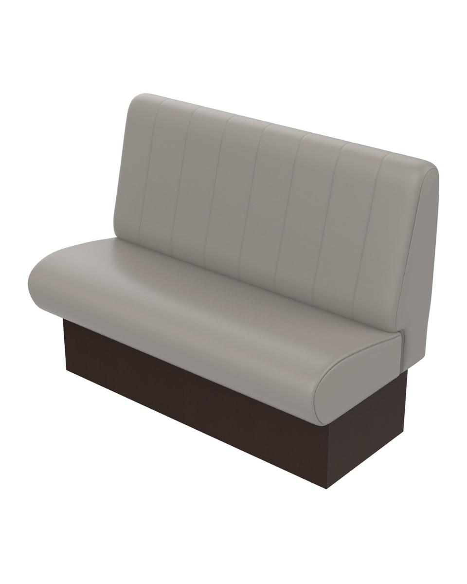 Banc de restauration traiteur - Bistro - Gris - 120 cm - G-Line