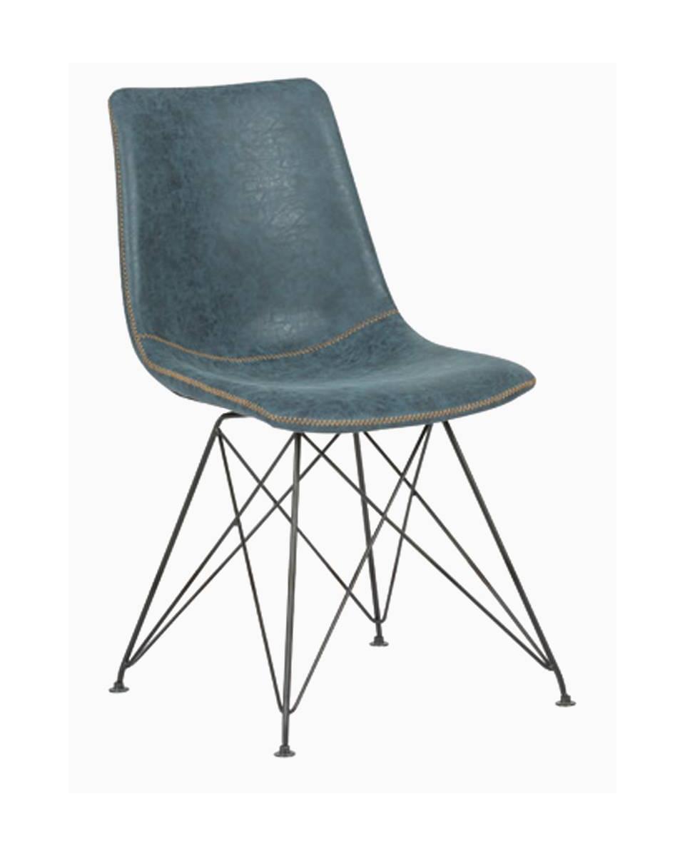 Chaise de restauration - Clint - Bleu - Acier - G-Line