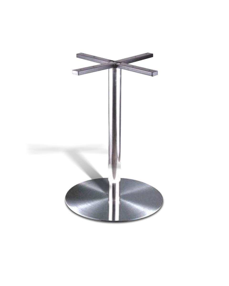Base de Table / Pied de Table - Acier Inoxydable - Argent - G-Line