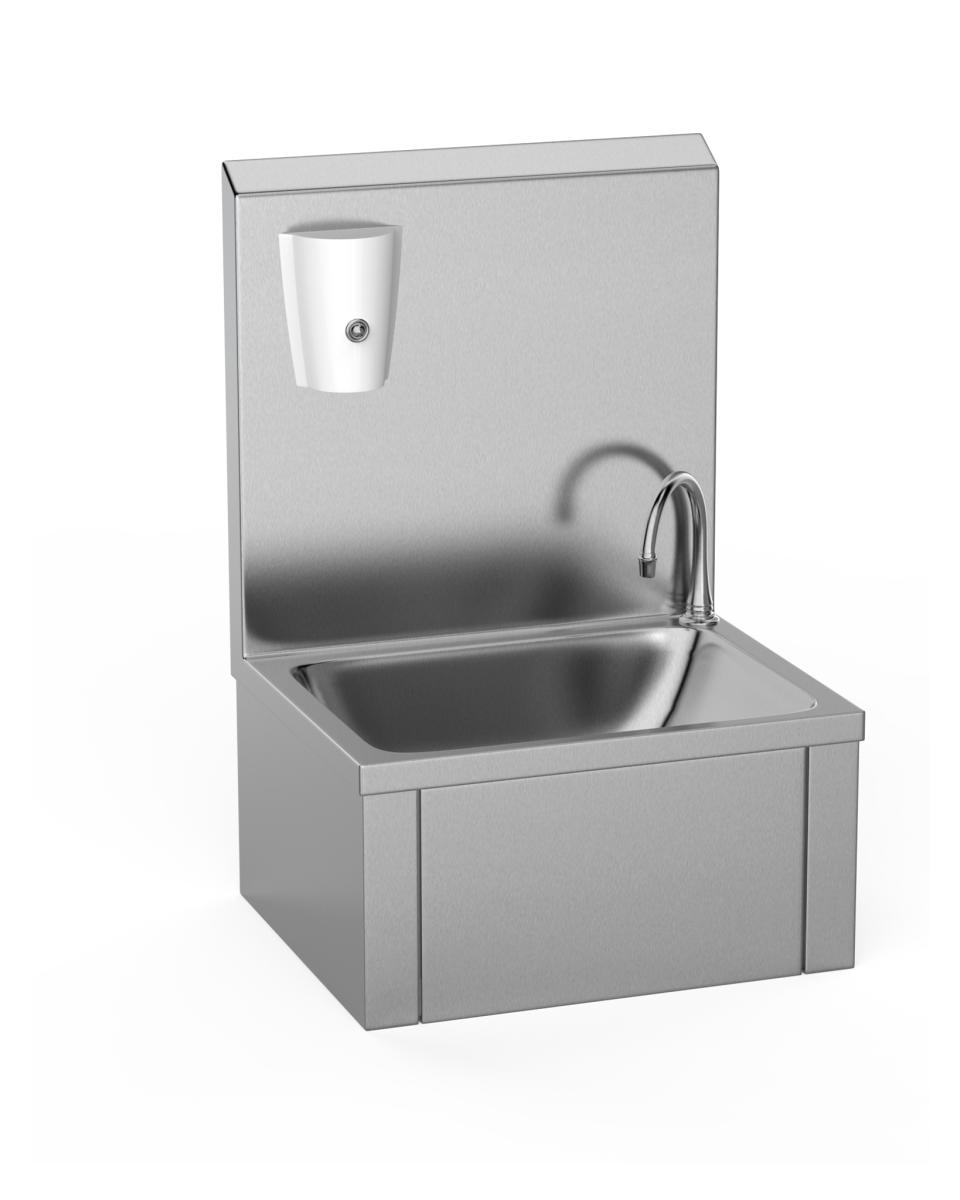 Lave Mains Inox - Commande Au Genou - Profondeur 33,5 CM - G-Line