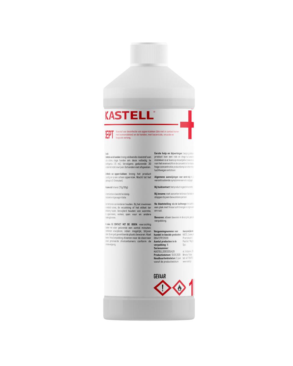 Désinfection Main & Surface - 1 Litre - 72% d'alcool - G-Line