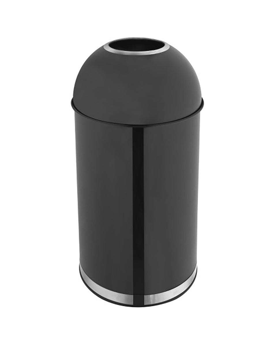 Poubelle - 50 Litres - Inox - Noir Mat - G-Line