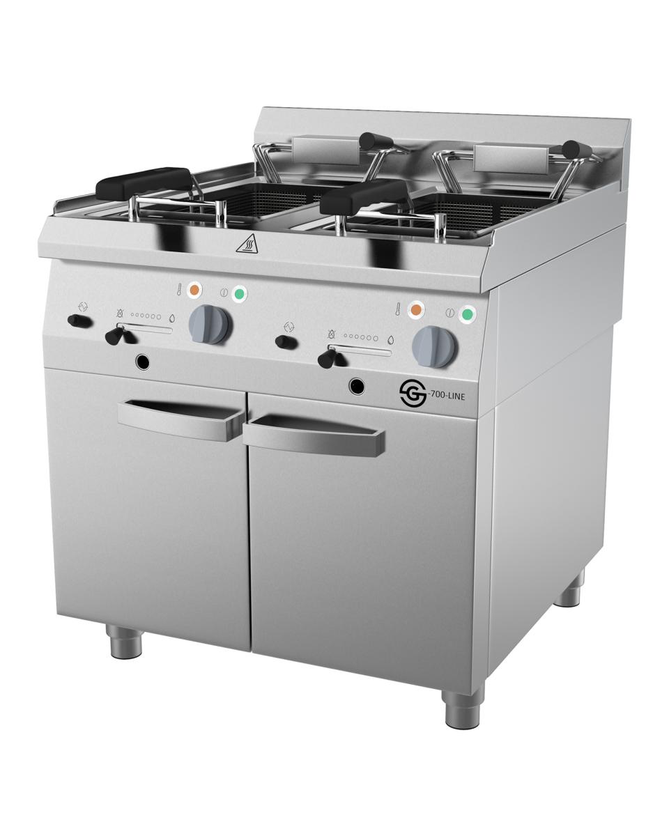 Friteuse - Gamme G700 - Electrique - 2 x 10 Litres - 80 CM - G-Line