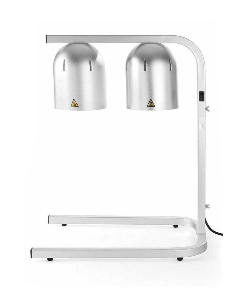 Pont thermique - 500W - Argent - Aluminium - 2 Lampes - G-Line