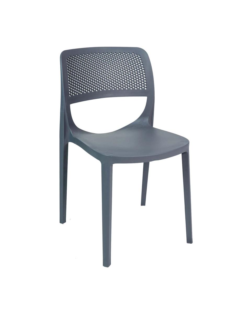 Chaise de terrasse - Montagne - Anthracite - Plastique - G-Line