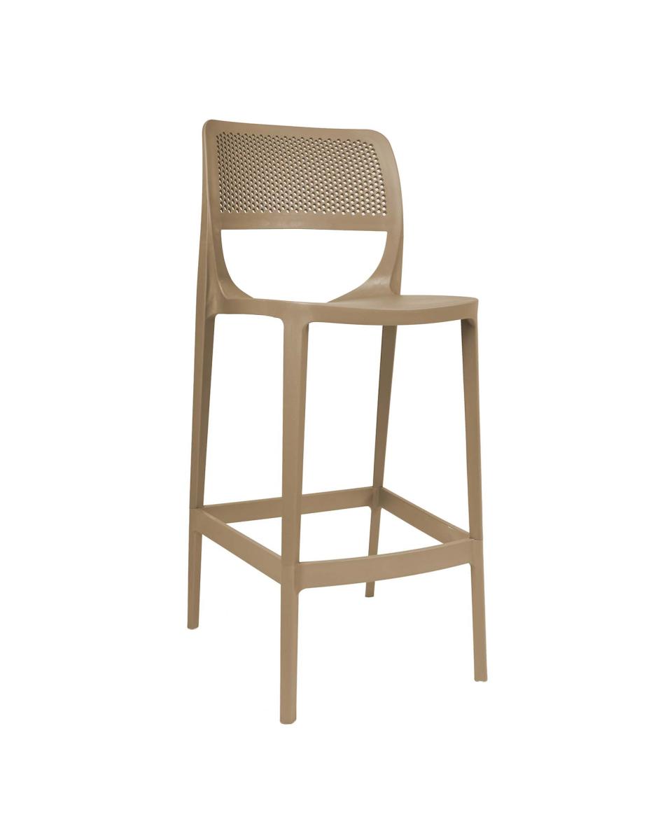 Tabouret de bar terrasse - Montagne - Cappuccino - Plastique - G-Line
